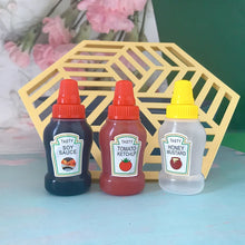 Load image into Gallery viewer, Mini Condiment Squeeze Bottles
